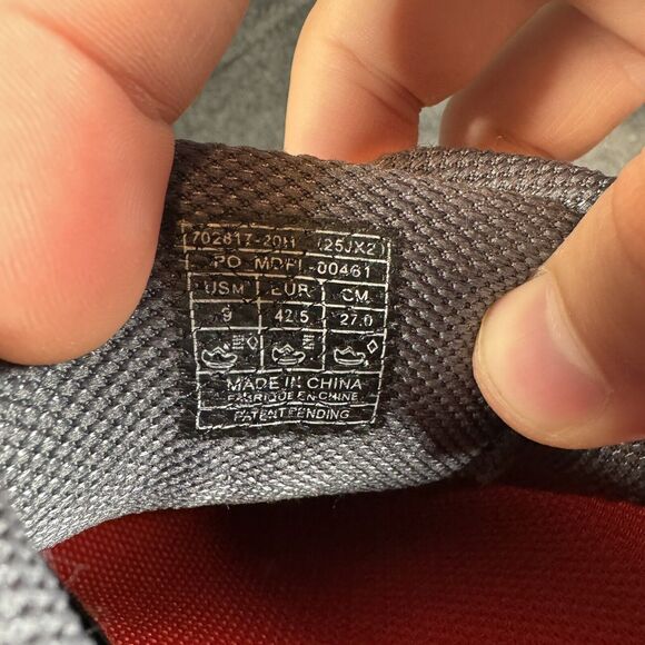 S MBT Kaori Shoes Men's Size 9 Blue Canvas Lace Up Sneakers‎ - Picture 8 of 8